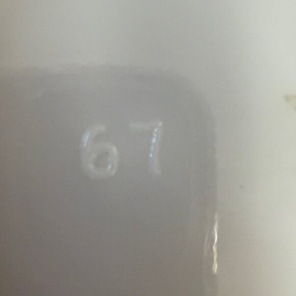 Victorian‎ Milk Glass Trinket Dishes Hand Painted Floral Embossed Leaf Motif - Picture 7 of 7